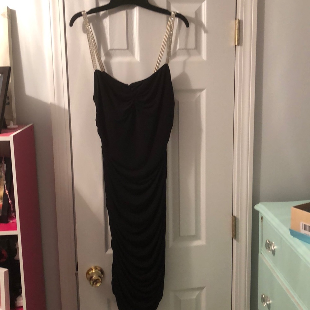 Black cocktail dress